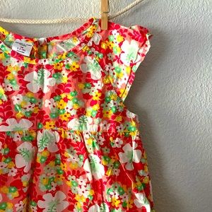 Polarn O. Pyret Flower Toddler Garden Dress - 2/3T